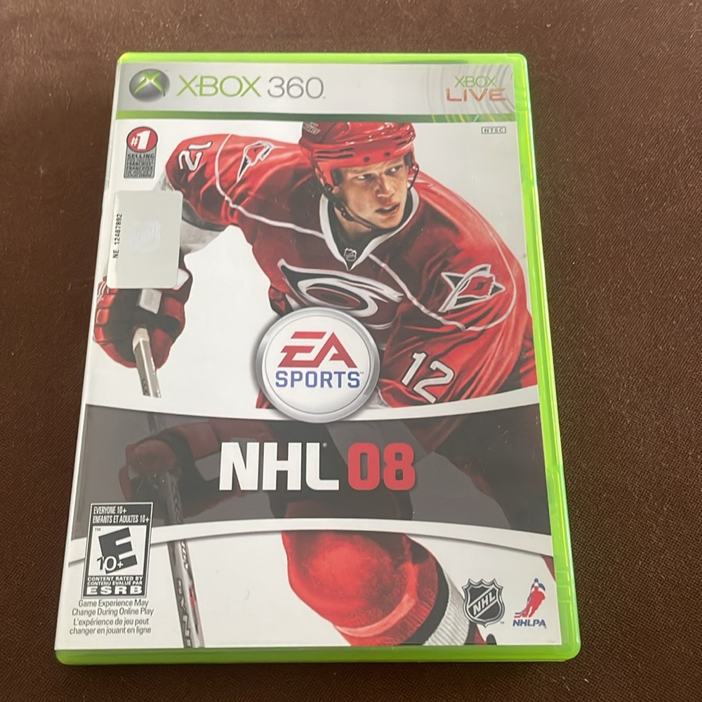 EA Sports NHL 08 Xbox 360 Video Game Complete with Booklet Manual Hockey CIB